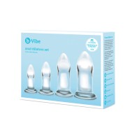 b-Vibe Glass Anal Dilator Set