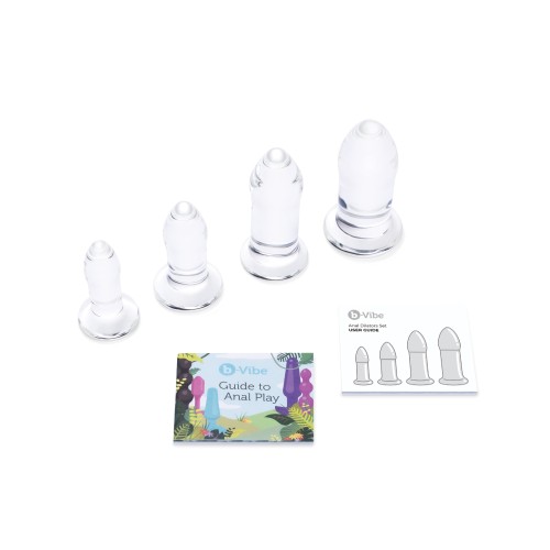 Set de Dilatadores Anal de Vidrio b-Vibe