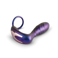 Vibrador Anal Hueman Black Hole con Anillo para Pene Púrpura