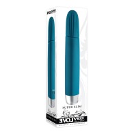 Evolved Super Slim Wand - Teal - Pleasure Redefined