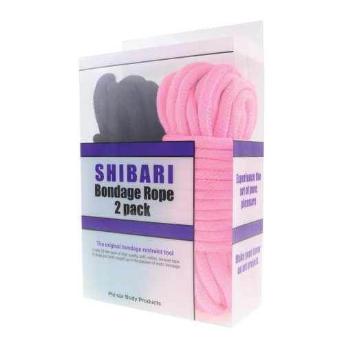 Plesur Cotton Shibari Bondage Rope 2 Pack