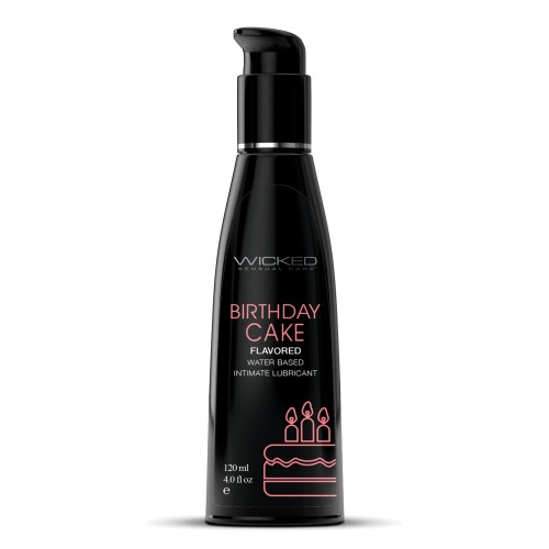 Lubricante a Base de Agua Wicked Sensual Care Sabor Pastel de Cumpleaños