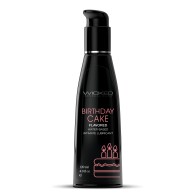 Lubricante a Base de Agua Wicked Sensual Care Sabor Pastel de Cumpleaños