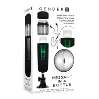 Gender X Message In a Bottle Stroker Black