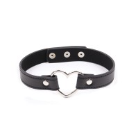 Plesur PVC Heart Connector Choker for Edgy Style