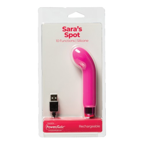 Sara's Spot Rechargeable G-Spot Bullet with Silicone Sleeve