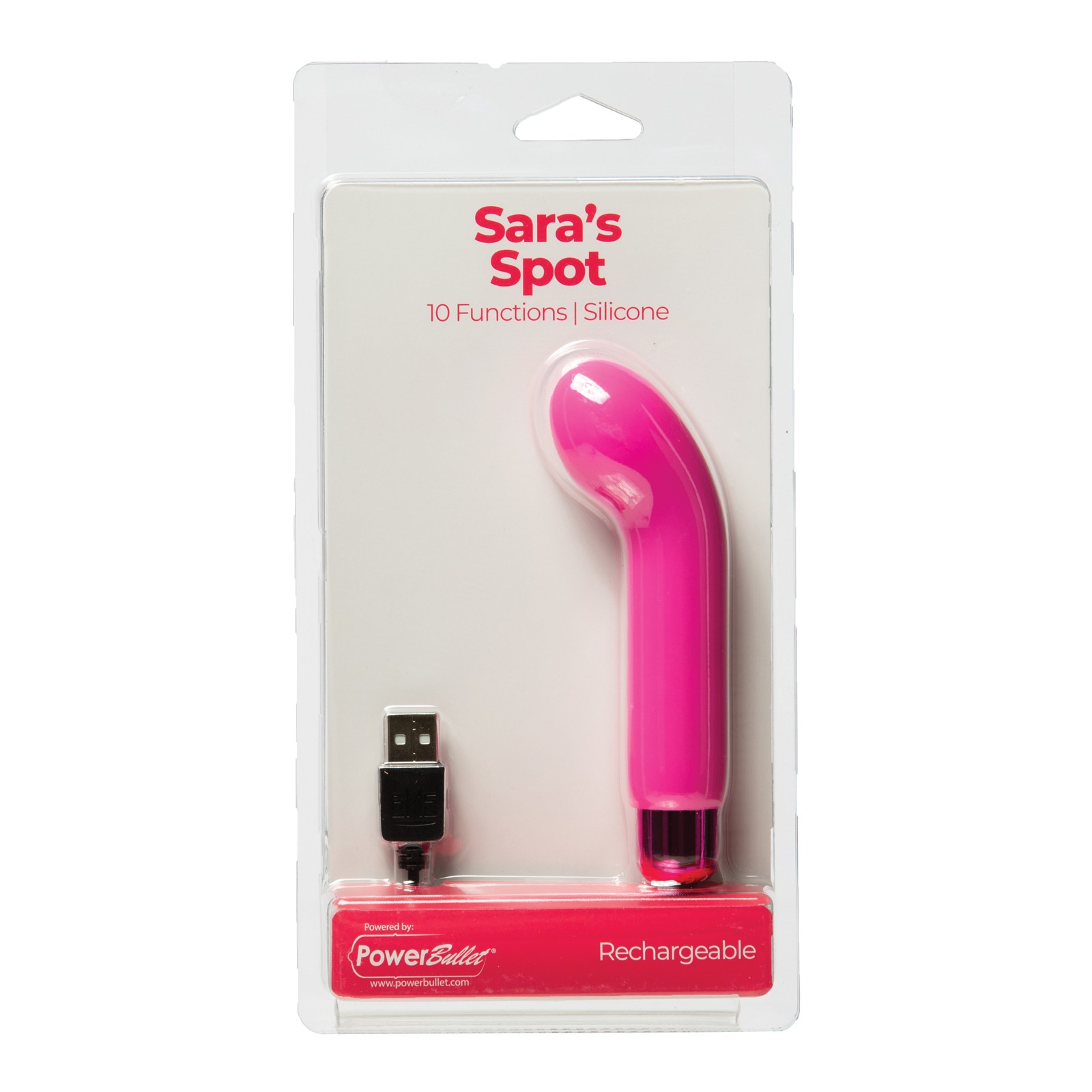 Sara's Spot Rechargeable G-Spot Bullet with Silicone Sleeve