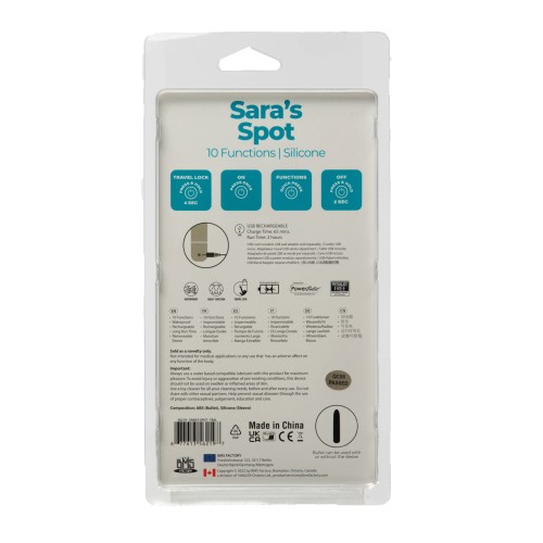 Sara's Spot Rechargeable Bullet - G Spot Sleeve