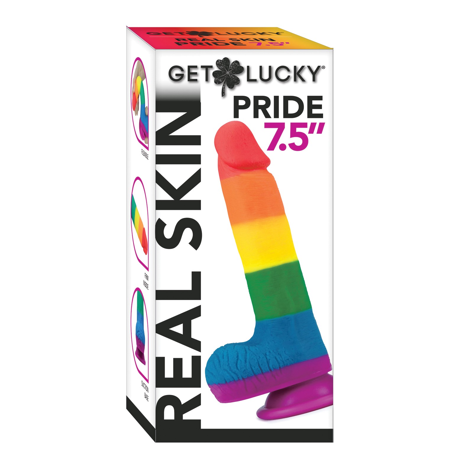 Get Lucky 7.5 Inch Real Skin Pride Rainbow