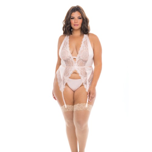 Merrywidow con Copas Suaves Noah y Garter & G-String - Peach Whip