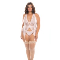 Merrywidow con Copas Suaves Noah y Garter & G-String - Peach Whip