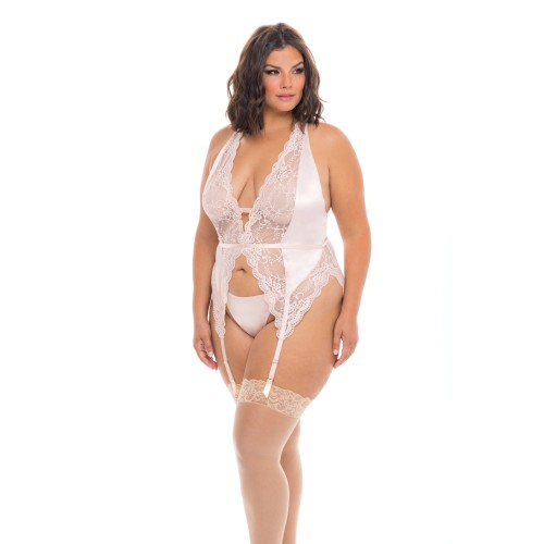 Merrywidow con Copas Suaves Noah y Garter & G-String - Peach Whip