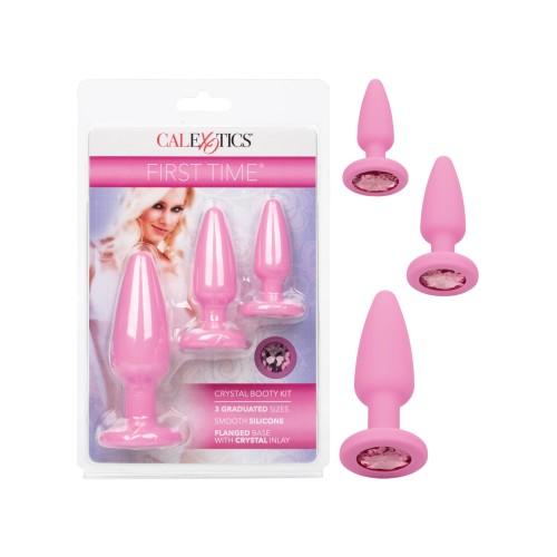 Kit de Plugs Anales Crystal First Time