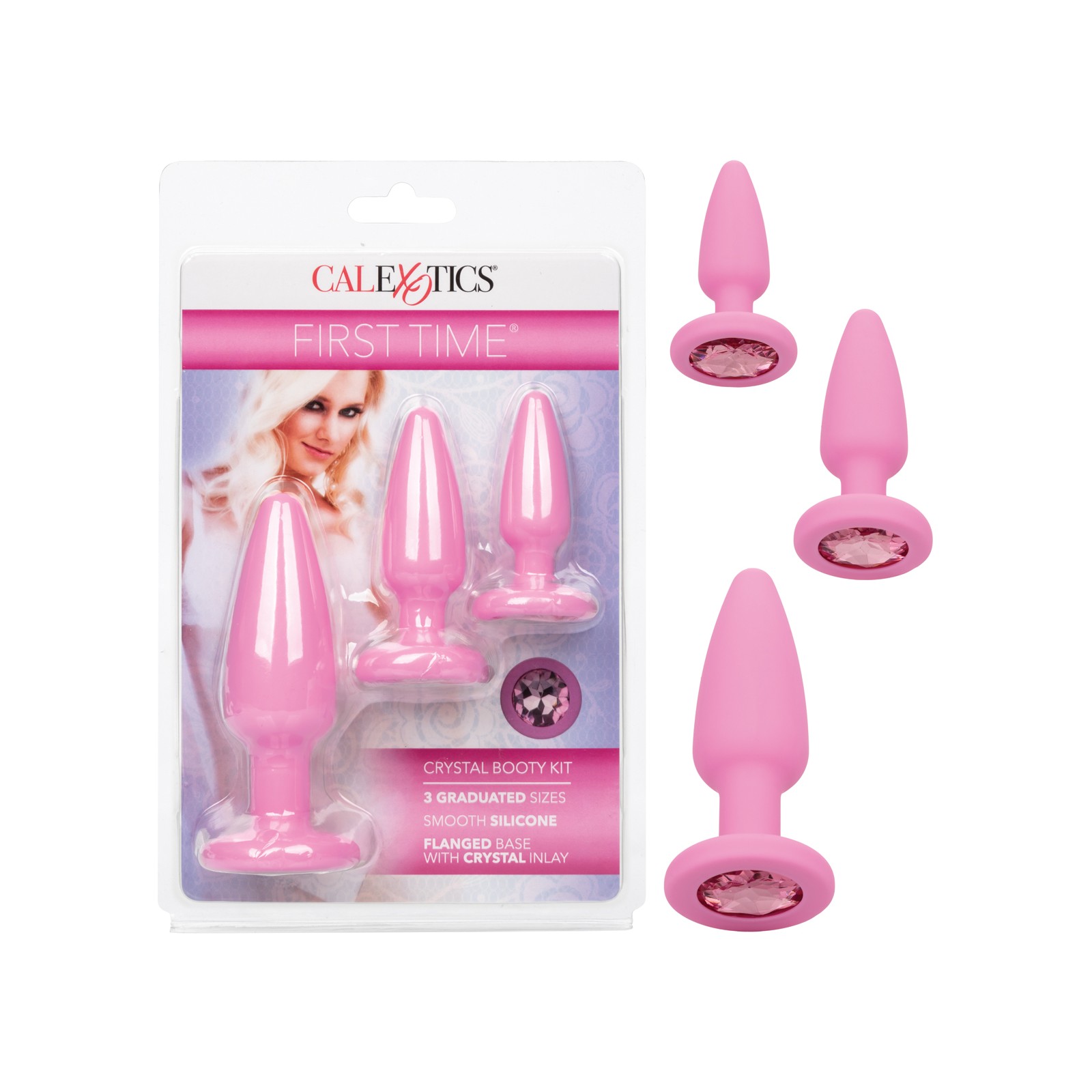 Kit de Plugs Anales Crystal First Time