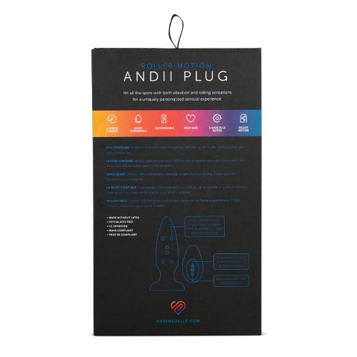 Plug Anal Nu Sensuelle Andii para Sensaciones Únicas