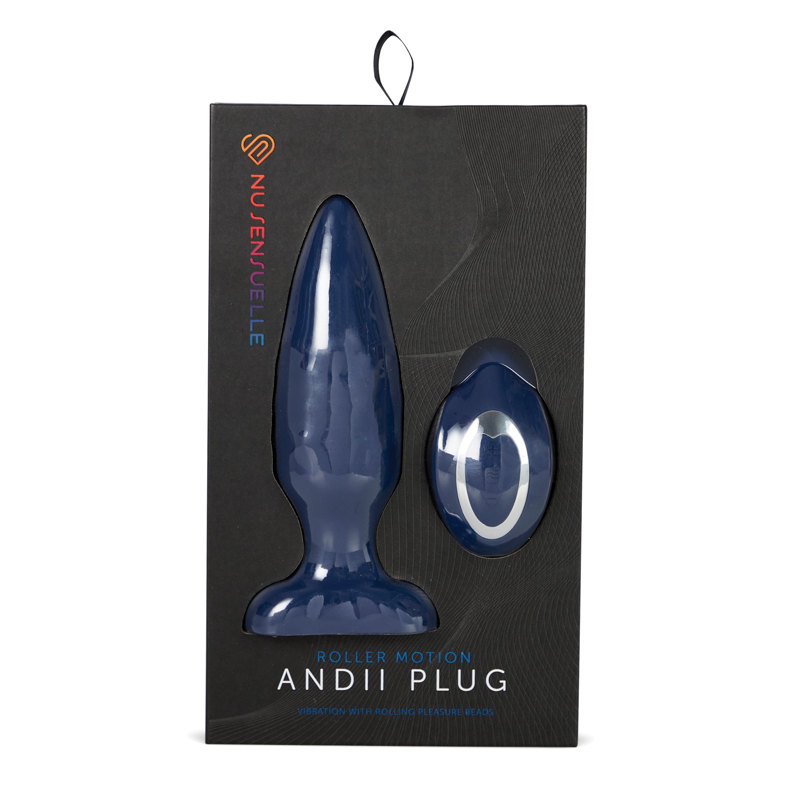 Nu Sensuelle Andii Roller Motion Butt Plug - Navy