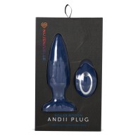 Nu Sensuelle Andii Roller Motion Butt Plug - Navy