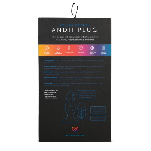 Plug Anal Roller Motion Nu Sensuelle Andii - Navy