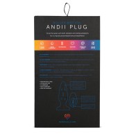 Nu Sensuelle Andii Roller Motion Butt Plug - Navy