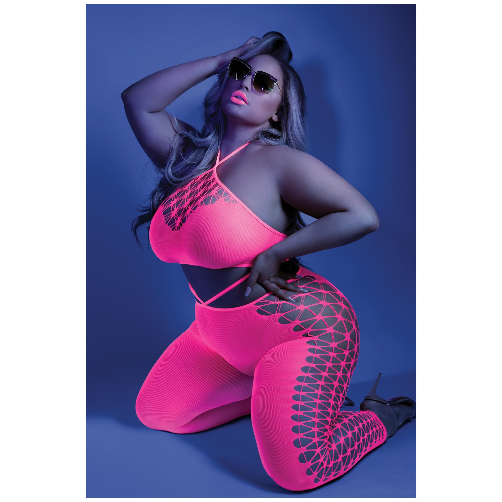 Bodystocking Brillante para Ropa Nocturna Atrevida