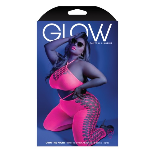 Bodystocking Brillante para Ropa Nocturna Atrevida