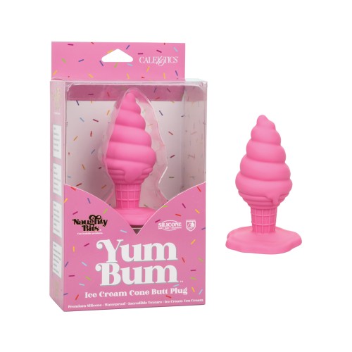 Naughty Bits Plug Anal Cone de Helado - Forma Juguetona