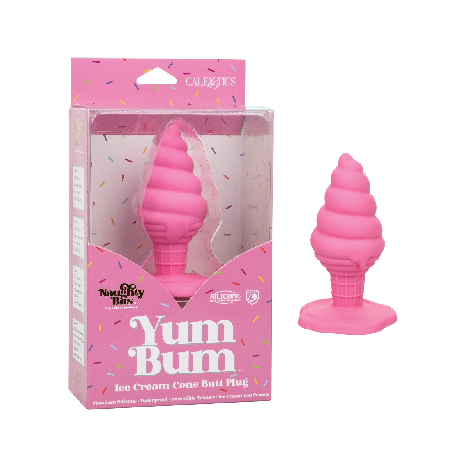 Naughty Bits Yum Bum Butt Plug - Ice Cream Cone Shape