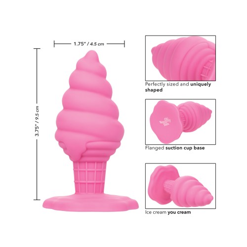 Naughty Bits Plug Anal Cone de Helado - Forma Juguetona