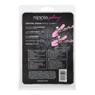 Crystal Chain Nipple Clamps for Pleasurable Teasing