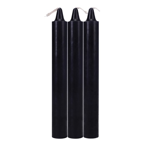 Candles Drip Japonesas Pack de 3 Negros