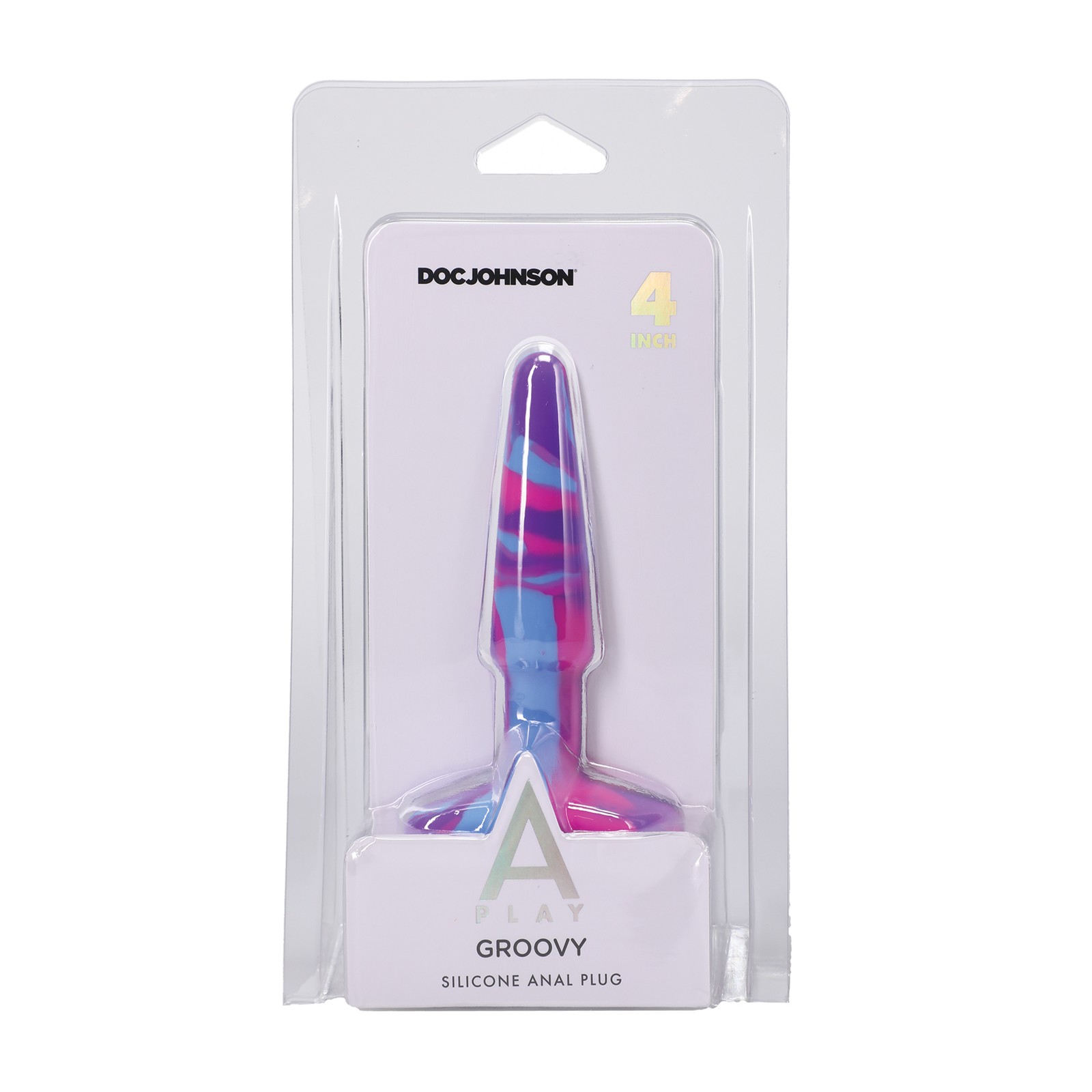 4" Groovy Silicone Anal Plug