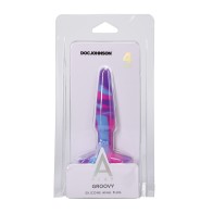 4" Groovy Silicone Anal Plug