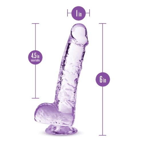 Blush Naturally Yours 6" Crystalline Dildo Amethyst