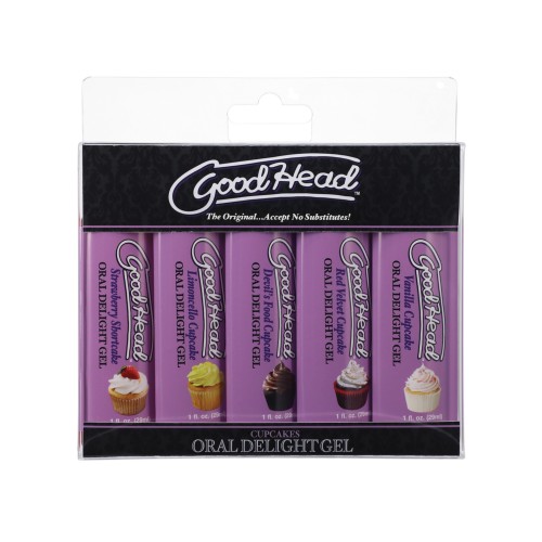 GoodHead Cupcake Oral Delight Gel Assorted Flavors