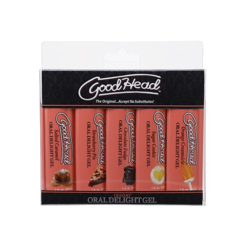 Gel Delicia Oral GoodHead - Pack de 5 Sabores