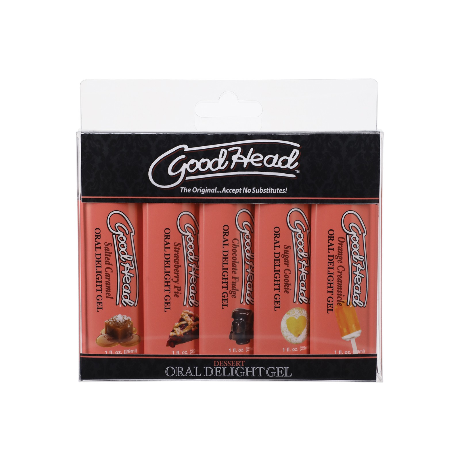 Gel Delicia Oral GoodHead - Pack de 5 Sabores