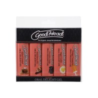 Gel Delicia Oral GoodHead - Pack de 5 Sabores