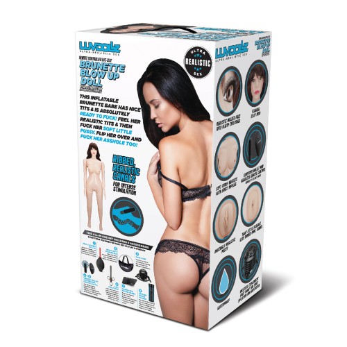 Muñeca Inflable Control Remoto Luvdollz Morena