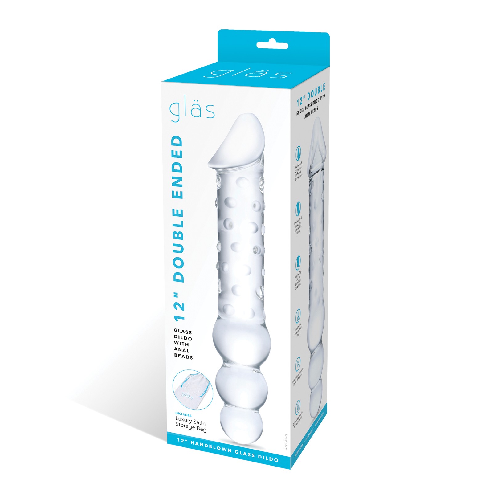 Dildo de Cristal Doble Glas - Placer Supremo