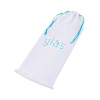 Glas Ribbed Glass G-Spot Dildo