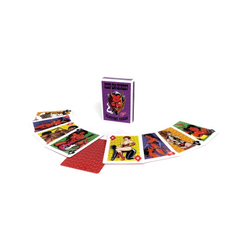 Cartas de Juego Wood Rocket Keep Em Honest - Divertido Juego de Cartas Eróticas