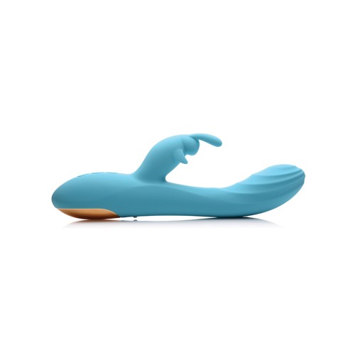 Curve Toys Power Bunnies Snuggles 10x Vibrador Conejito de Silicona Azul