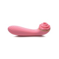 Inmi Bloomgasm Passion Petals Rose 10X Suction and Vibrator Pink