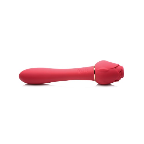 Inmi Bloomgasm Dulce Corazón Rosa 5X Succión 10X Vibrador Rojo