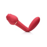 Inmi Bloomgasm Dulce Corazón Rosa 5X Succión 10X Vibrador Rojo