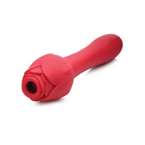 Inmi Bloomgasm Dulce Corazón Rosa 5X Succión 10X Vibrador Rojo