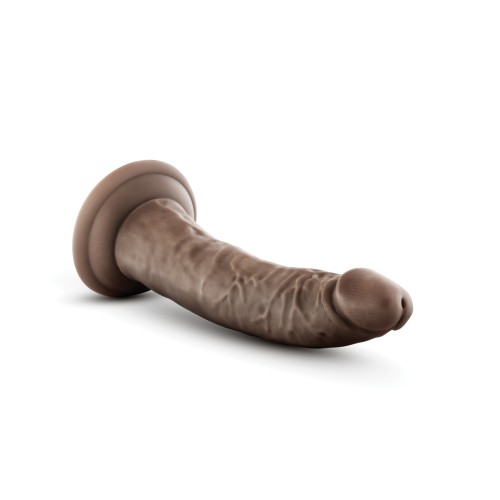 Blush Dr. Skin Glide Self Lubricating Dildo - Chocolate