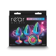 Kit Entrenadores Anal Gemas Arcoíris Rear Assets Multicolor