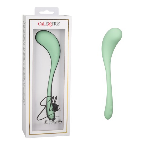 Elle Liquid Silicone Wand Green - Versatile Pleasure