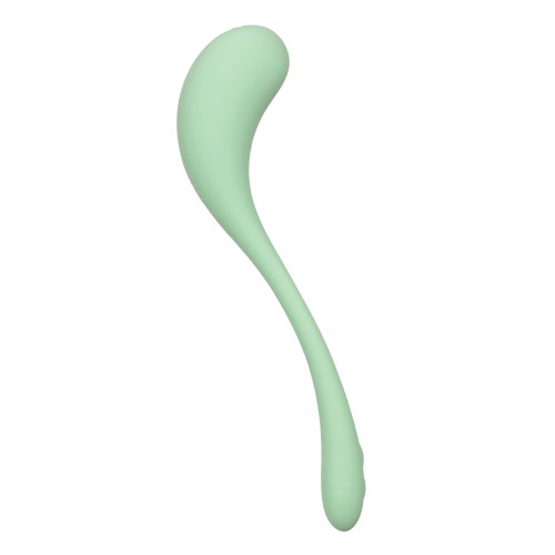 Elle Liquid Silicone Wand Green - Versatile Pleasure